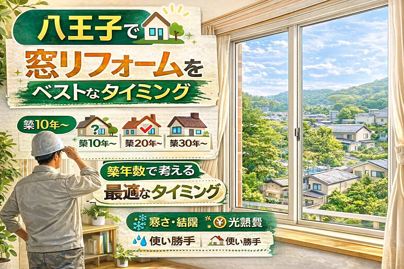 八王子の窓リフォームタイミング