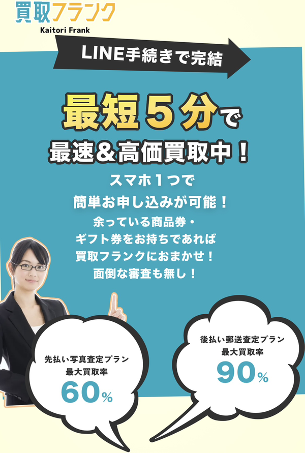 買取フランクのサービス情報