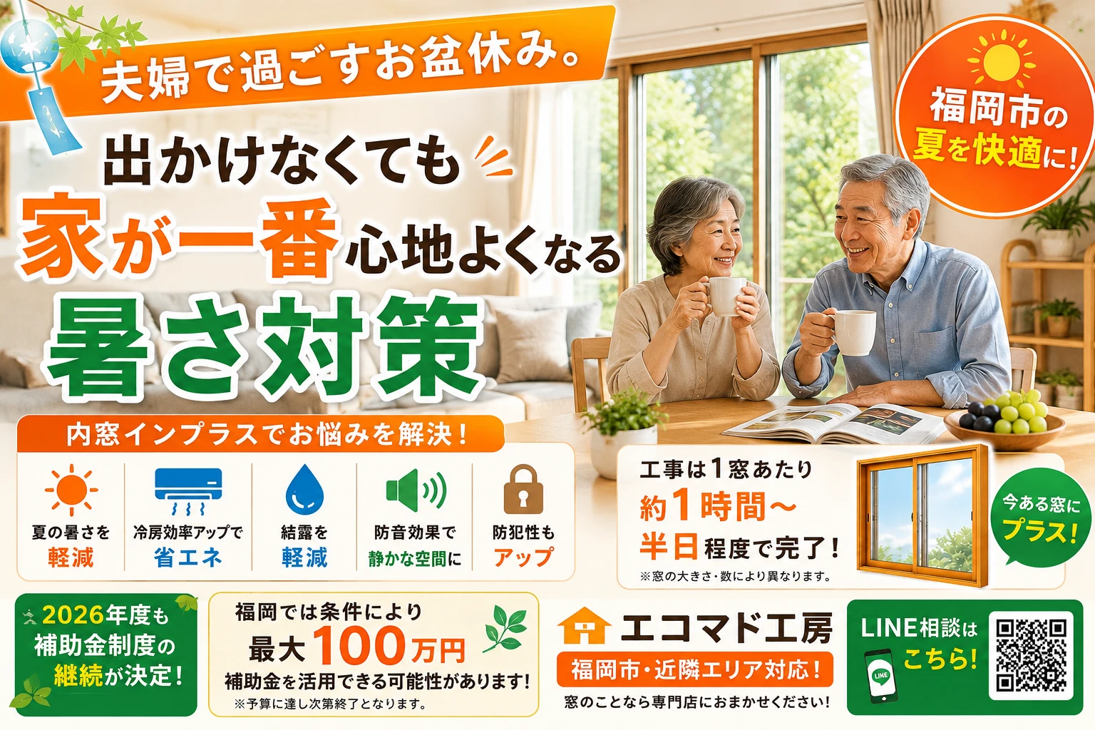 遮熱　二重窓　補助金