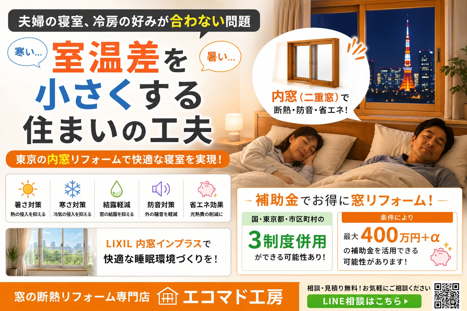 遮熱　二重窓　補助金