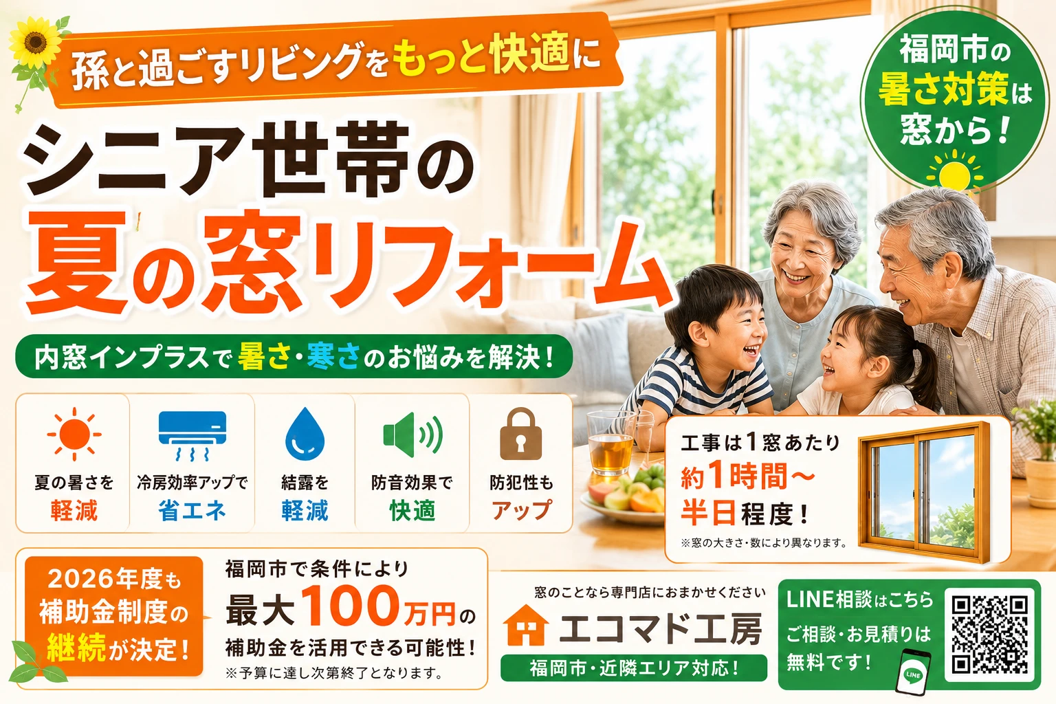 遮熱　二重窓　補助金
