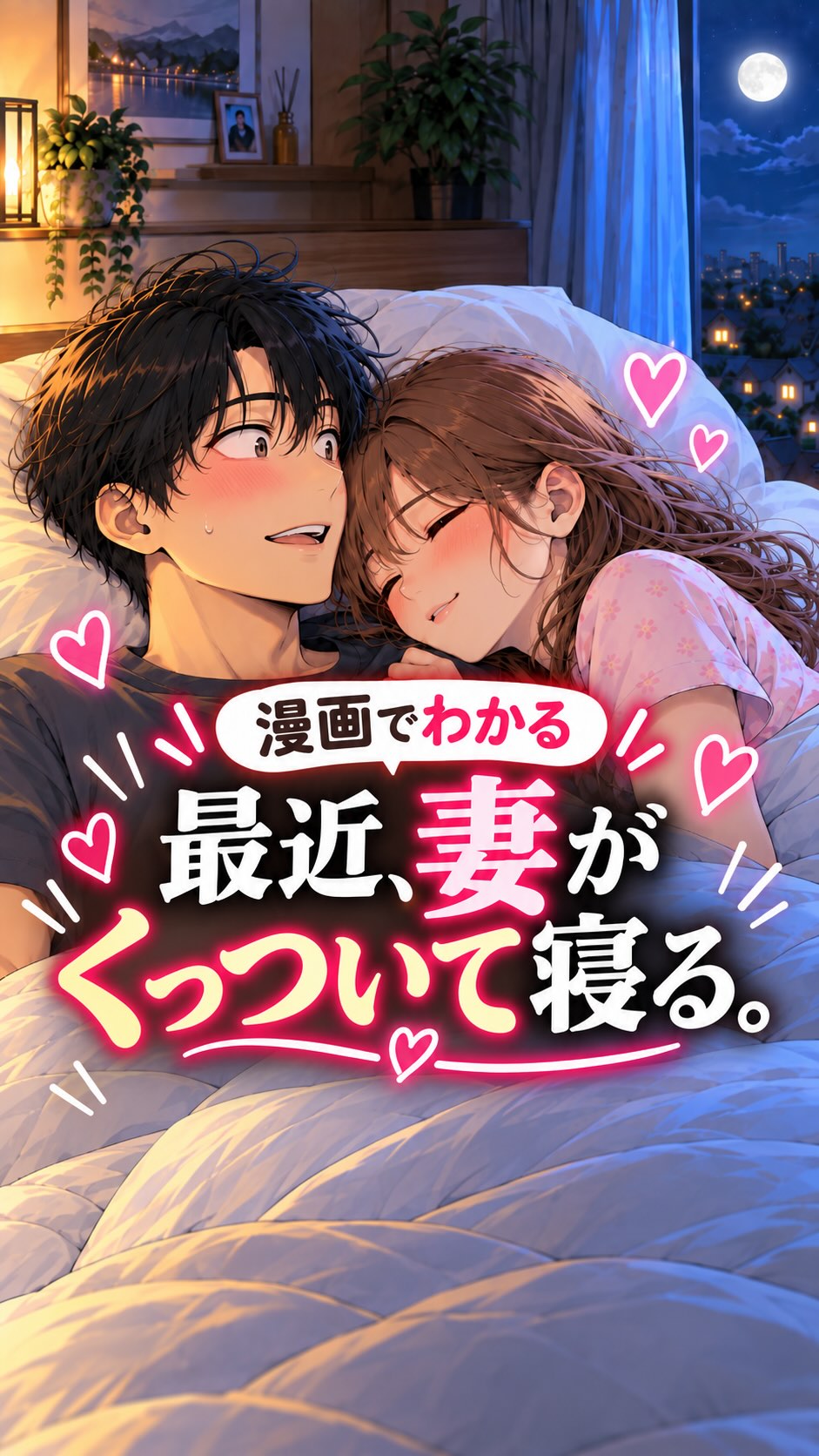 最近、妻がやたらくっついて寝てくる。
「もしかして…？」な...